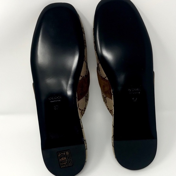 NIB Gucci GG Print Mules - Picture 7 of 9